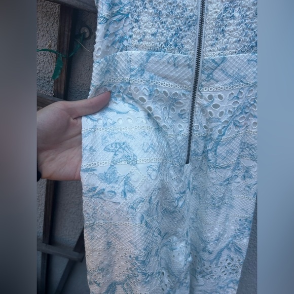 Alice and Olivia Shanti Printed Eyelet Jumpsuit - Picture 11 of 11